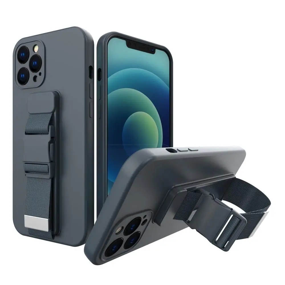 Rope case żelowe etui ze smyczą łańcuszkiem torebka smycz Samsung S21