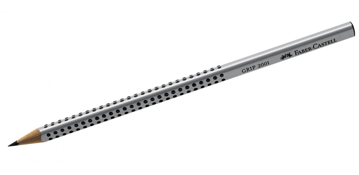 

Ołówek Trójkątny Faber-castell B Srebrny