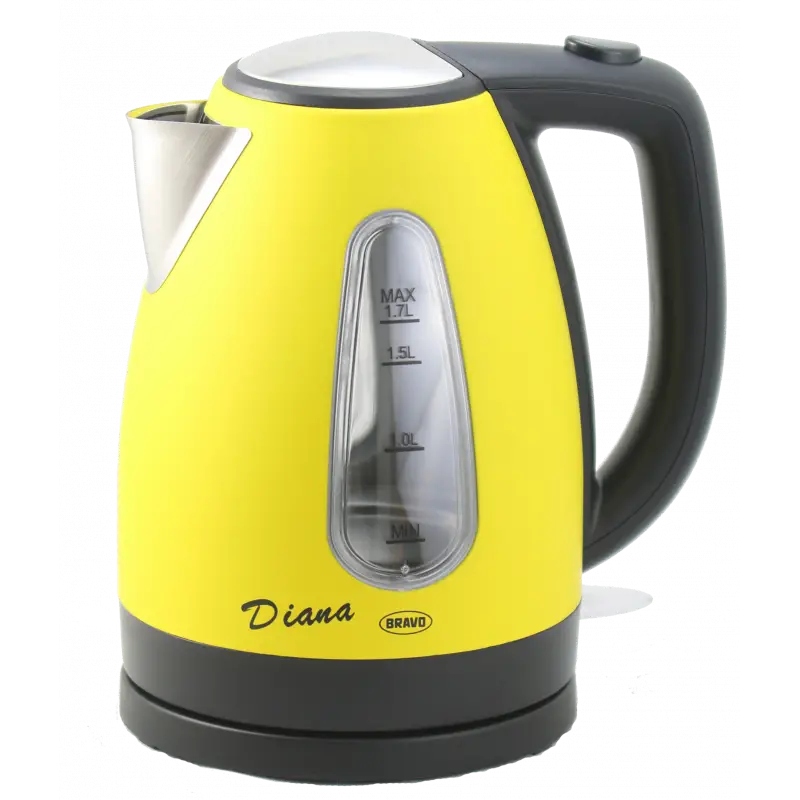 Rychlovarná konvice Bravo Diana Nerez B-4360 Žlutá
