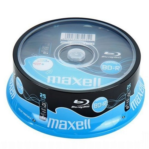 Płyta Blu-ray Maxell Bd-r 25GB 25 szt. Printable do druku