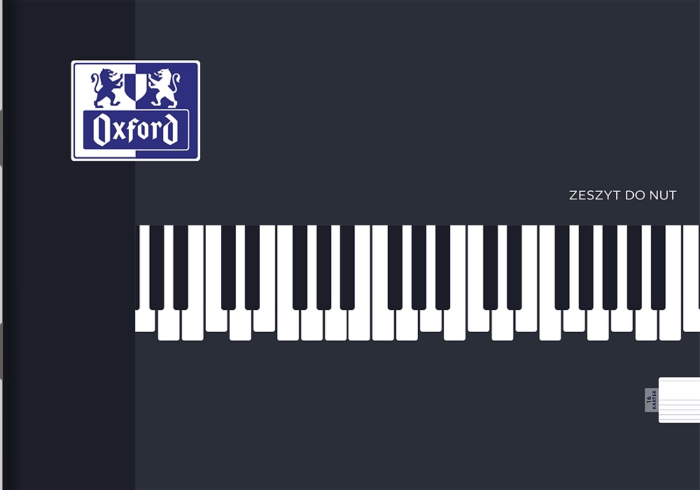 Zeszyt do nut A516K Oxford