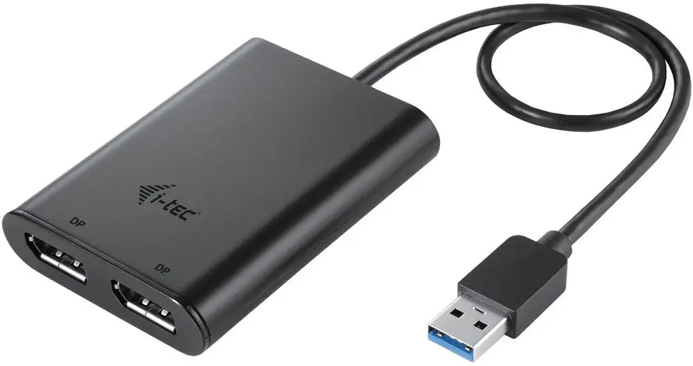 

Adapter Usb 3.0 2xDisplayPort I-Tec U3DUAL4KDP