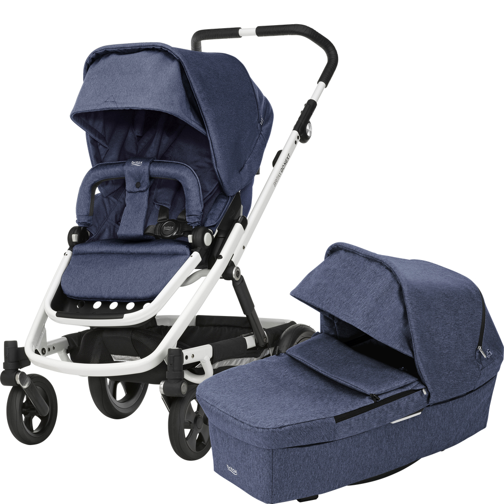 Britax Wózek głęboko- spacerowy Go Next Navy Melange