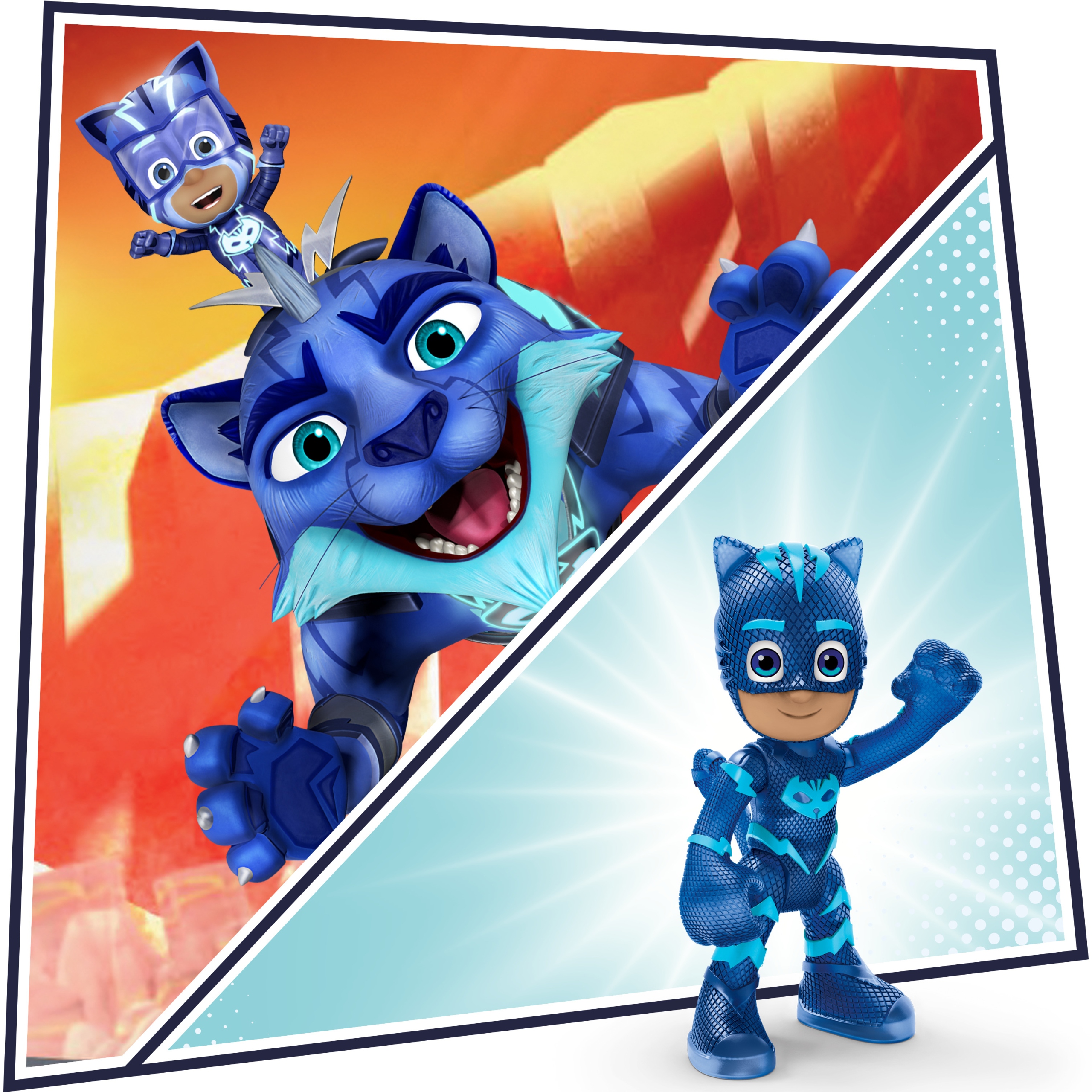 PIDŻAMERSI PJ MASKS INTERAKTYWNY KOT WARCZY HASBRO Marka Hasbro