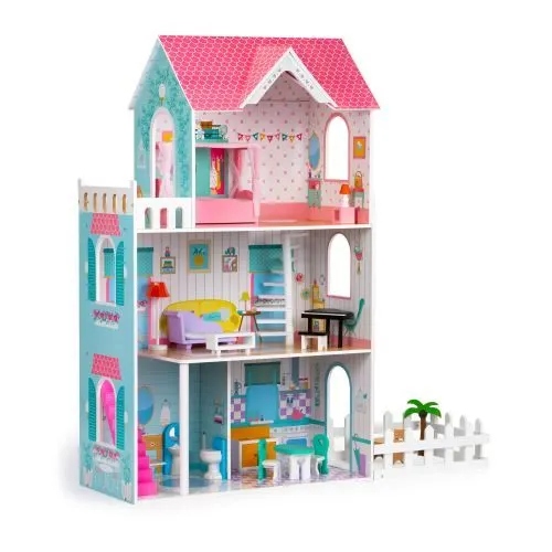 

Drewniany domek dla lalek z ogrodem XXL 120 cm