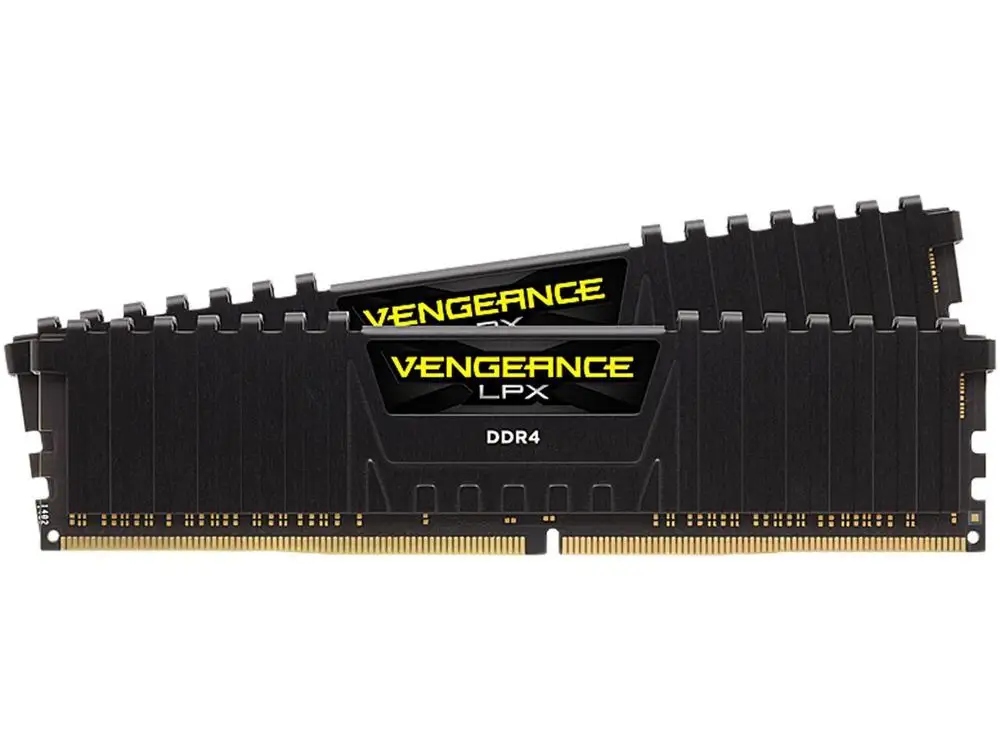 CORSAIR DDR4, 2666MHz 16GB 2x8GB Dimm, 16-18-18-35, XMP 2.0, Vengeance LPX black Heatspreader, Black PCB, 1.2V, for SKL — 3