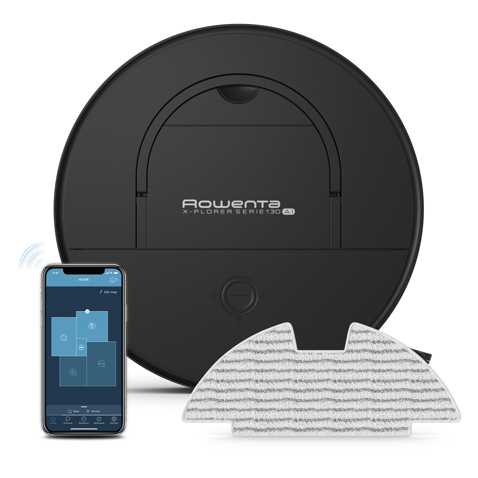 Robotický vysavač Rowenta RR9065WH černý
