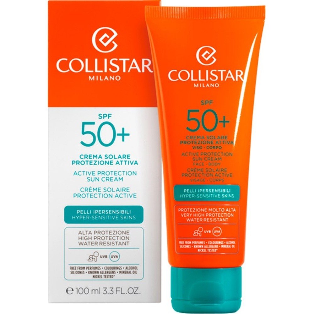 Collistar Active Protection krém na opalování obličeje a těla SPF50+ 100 ml