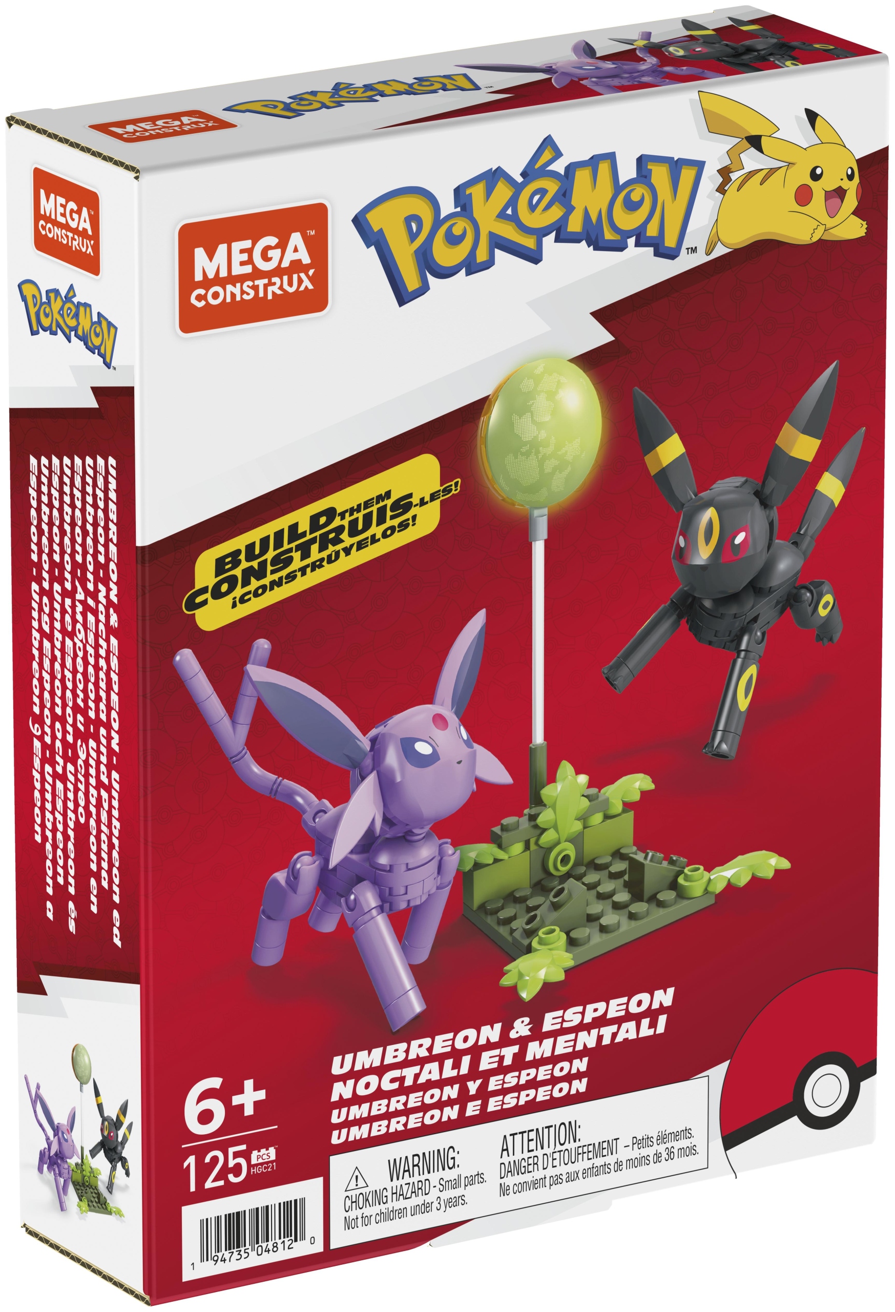 

Pokemon Umbreon I Espeon Construx Klocki