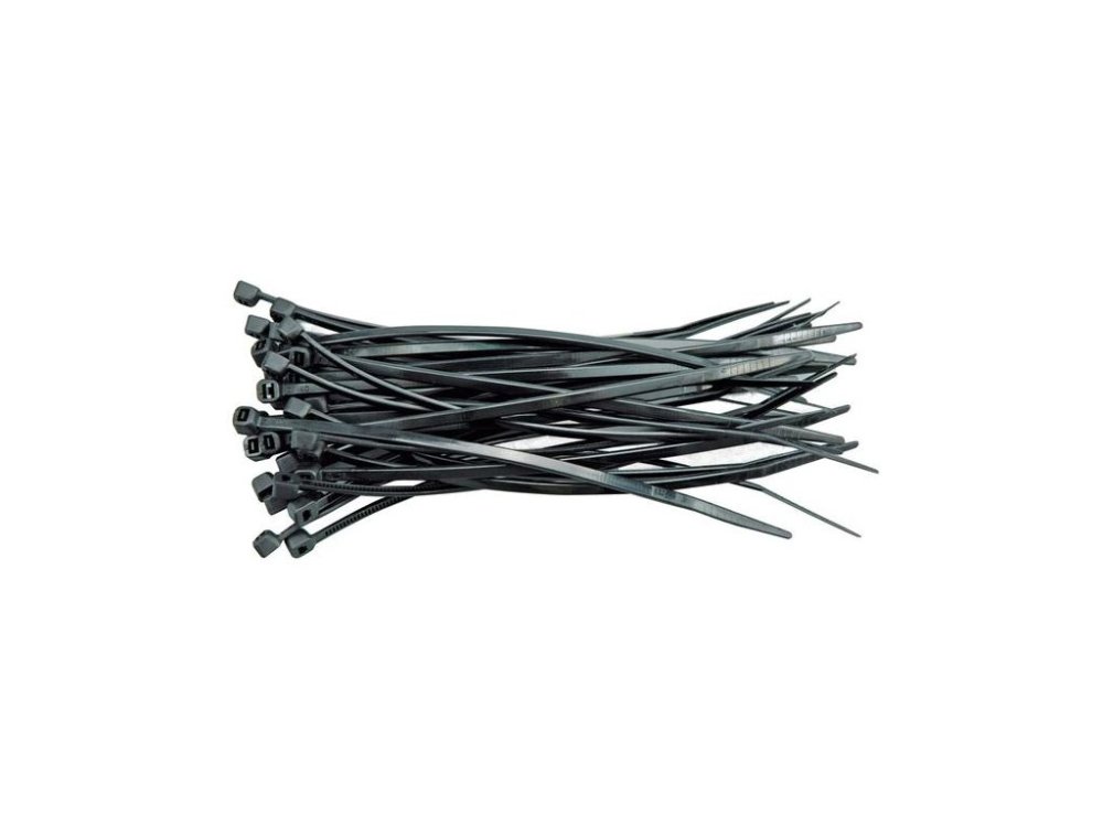 Opaski Plastikowe 280X4,8 100SZT. Czarne Vorel 73929