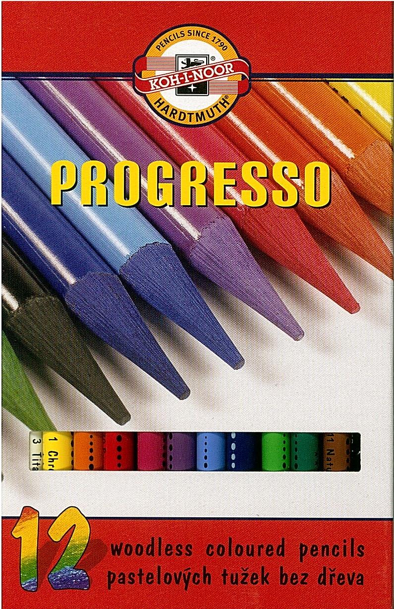 Koh-I-Noor Kredki Progresso 12 kolorów-Zdjęcie-0