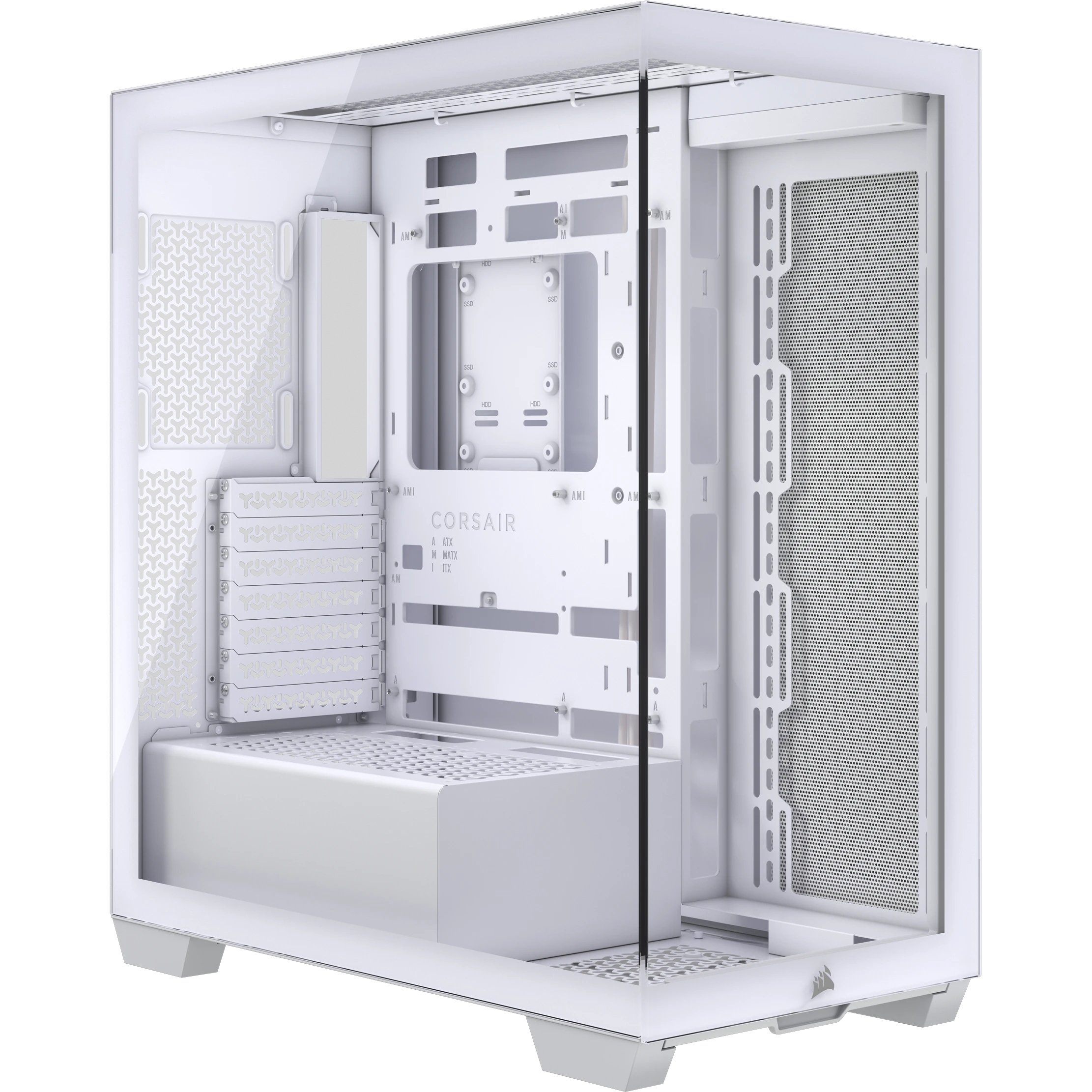 Corsair 3500X Tempered Glass Mid-Tower, White — 14
