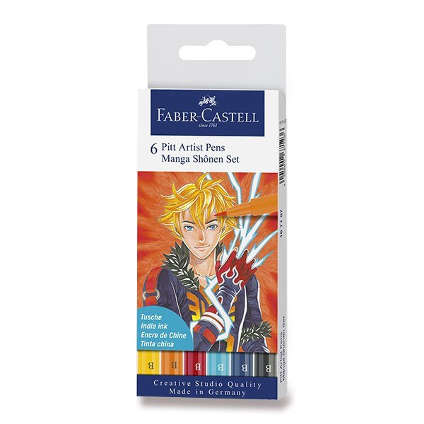 Fixy Umělecké Manga Shonen 6x Faber-Castell