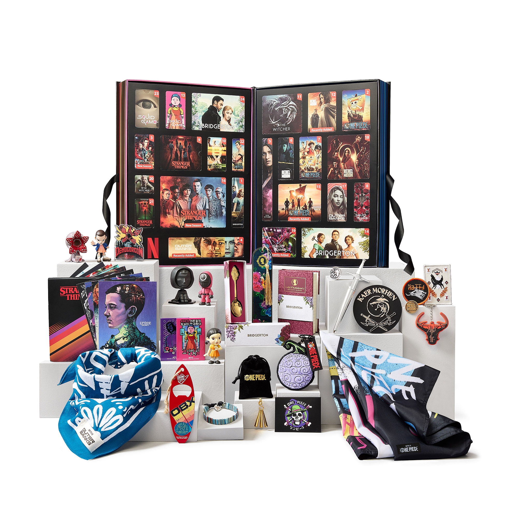 Адвент-календарь YuMe Toys Netflix Gift Box Countdown, 24 коллекционных предмета — фото 6