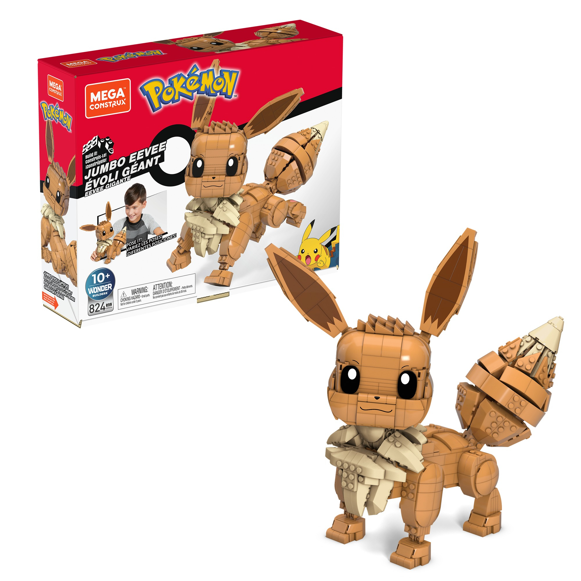 klocki Pokemon GMD34 Pokemon Jumbo Eevee