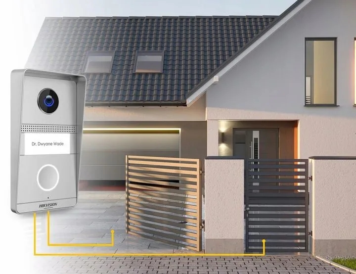 WIDEODOMOFON DOMOFON LCD 7" FURTKA + BRAMA 2-ŻYŁOWY HIKVISION Stan opakowania oryginalne