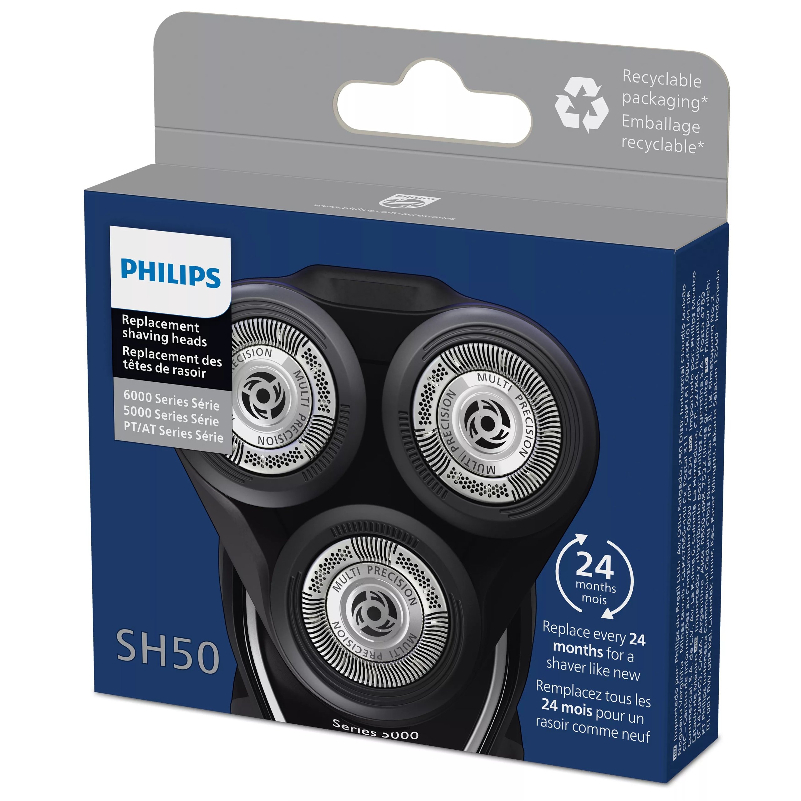Hlavice pro holicí strojek Philips SH50 3 ks