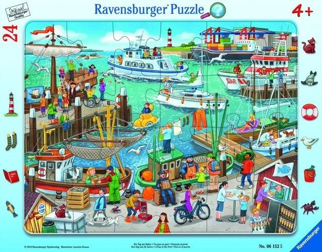Ravensburger Puzzle Dzień w porcie 061525