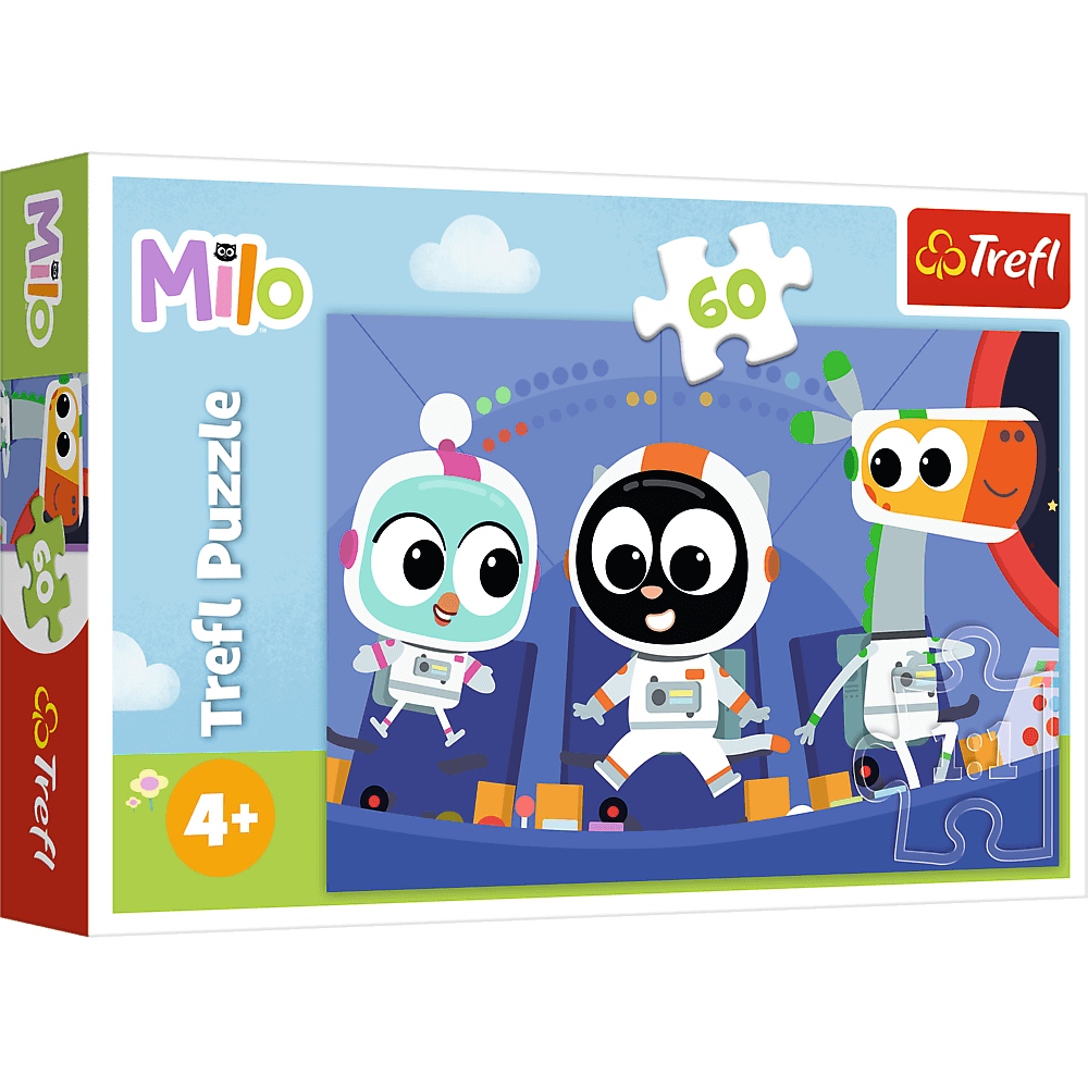 PUZZLE 60 CZAS POZNAĆ MILO 17398