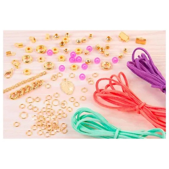 Make it Real Zestaw do tworzenia bransoletek Gold Link Suede Marka Make It Real