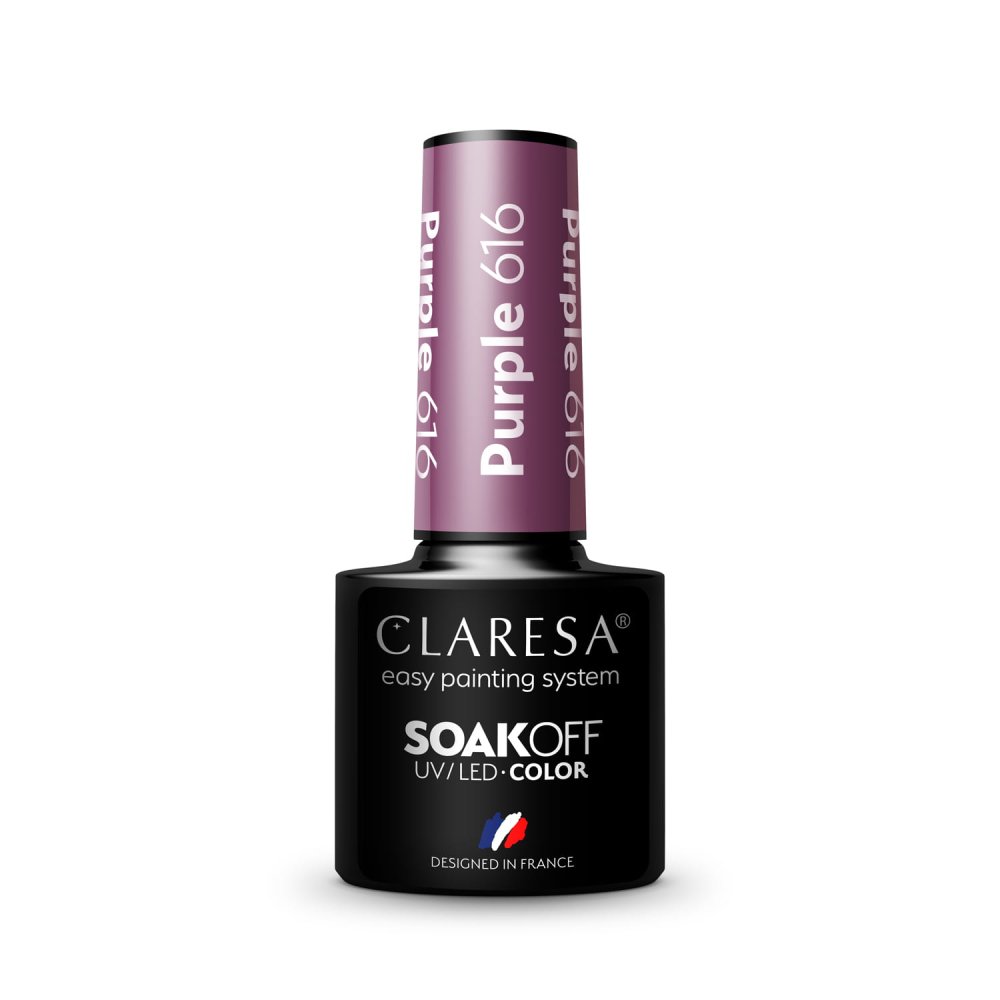 616 Purple UV Nagellack 5 ml Claresa — 5