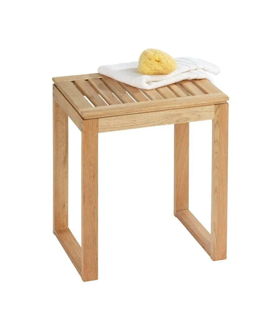 Koupelnová stolička Wenko ořech 55 cm