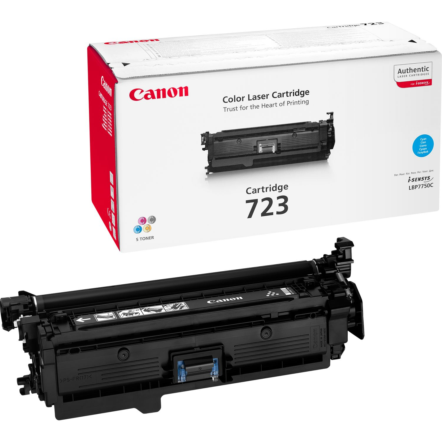 Azúrový toner Canon 723C 2643B002