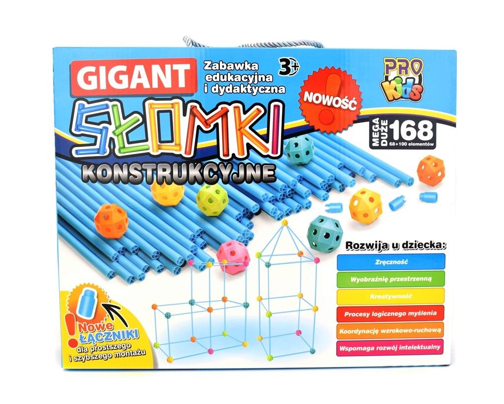 

Słomki konstrukcyjne Gigant 168 elementów