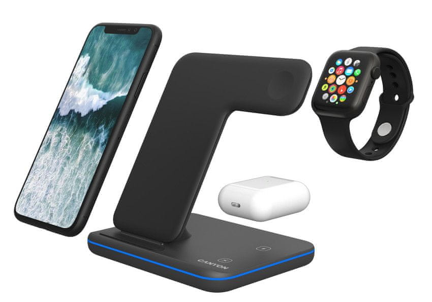 ŁADOWARKA INDUKCYJNA CANYON WS-303 15W 3w1 CZARNY