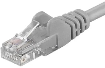 Kabel sieciowy UTP PremiumCord RJ45-RJ45 CAT5e 25 m szary