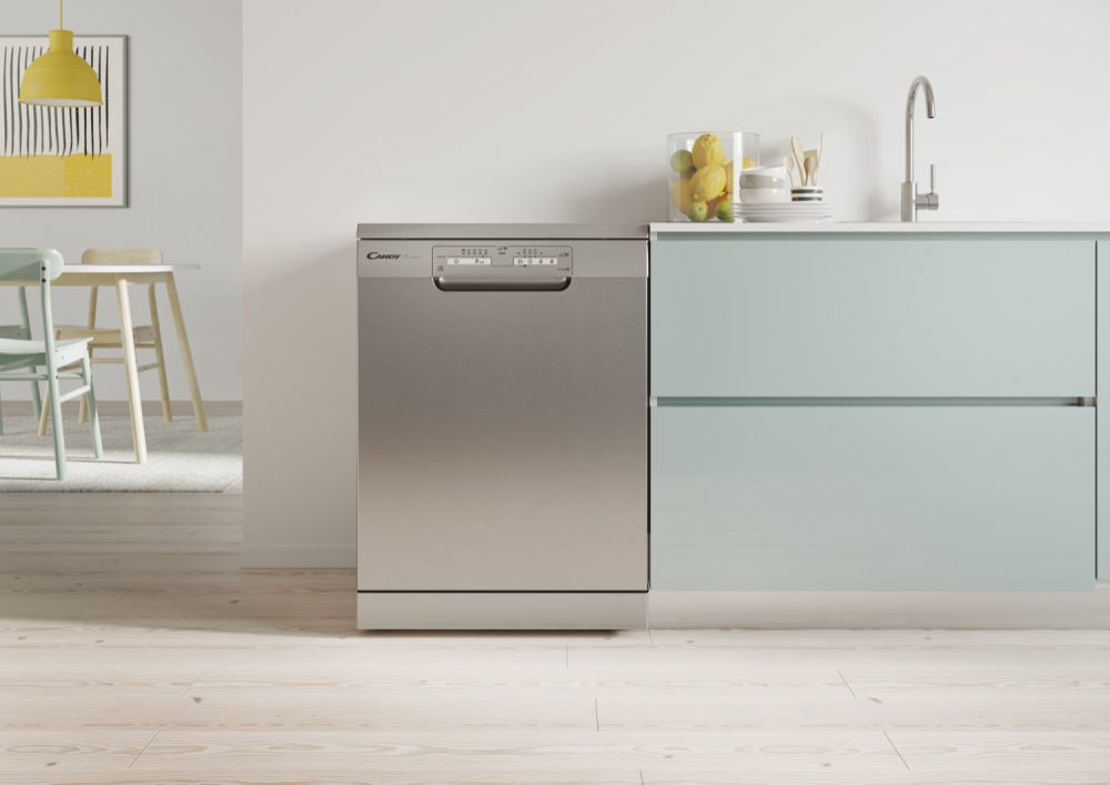ZMYWARKA CANDY H CF 3C7LFX |SREBRNA | 60CM | 13KPL | 47DB | ZDEJMOWANY BLAT Sterowanie elektroniczne