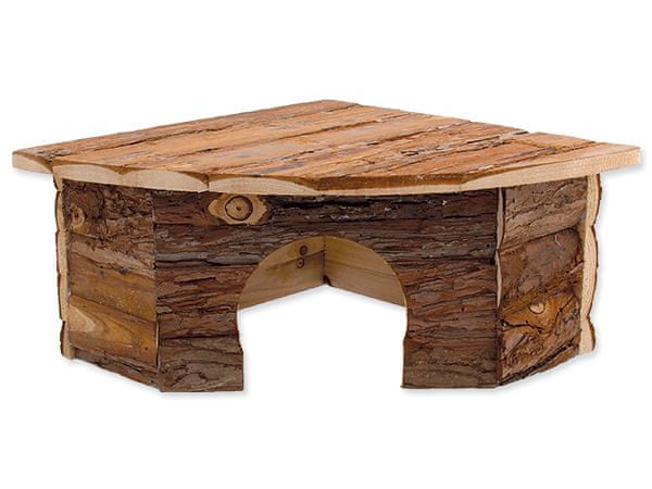 Levně Dřevěný domeček pro malé zvíře 16 x 30 x 30 cm