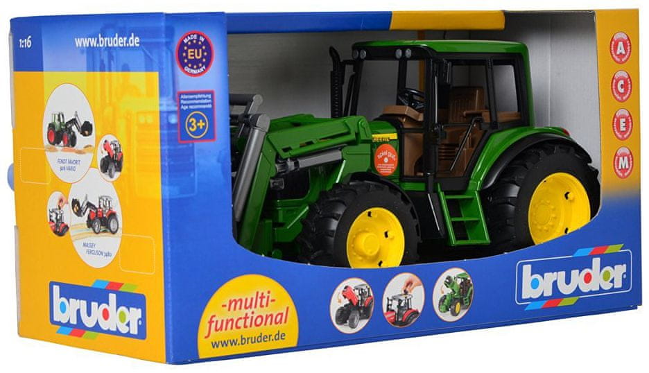 

Traktor Bruder John Deere 2052 z ładowarką czołową