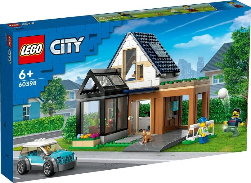 KOCKY LEGO 60398 RODINNÝ DOM A ELEKTRICKÉ AUTO