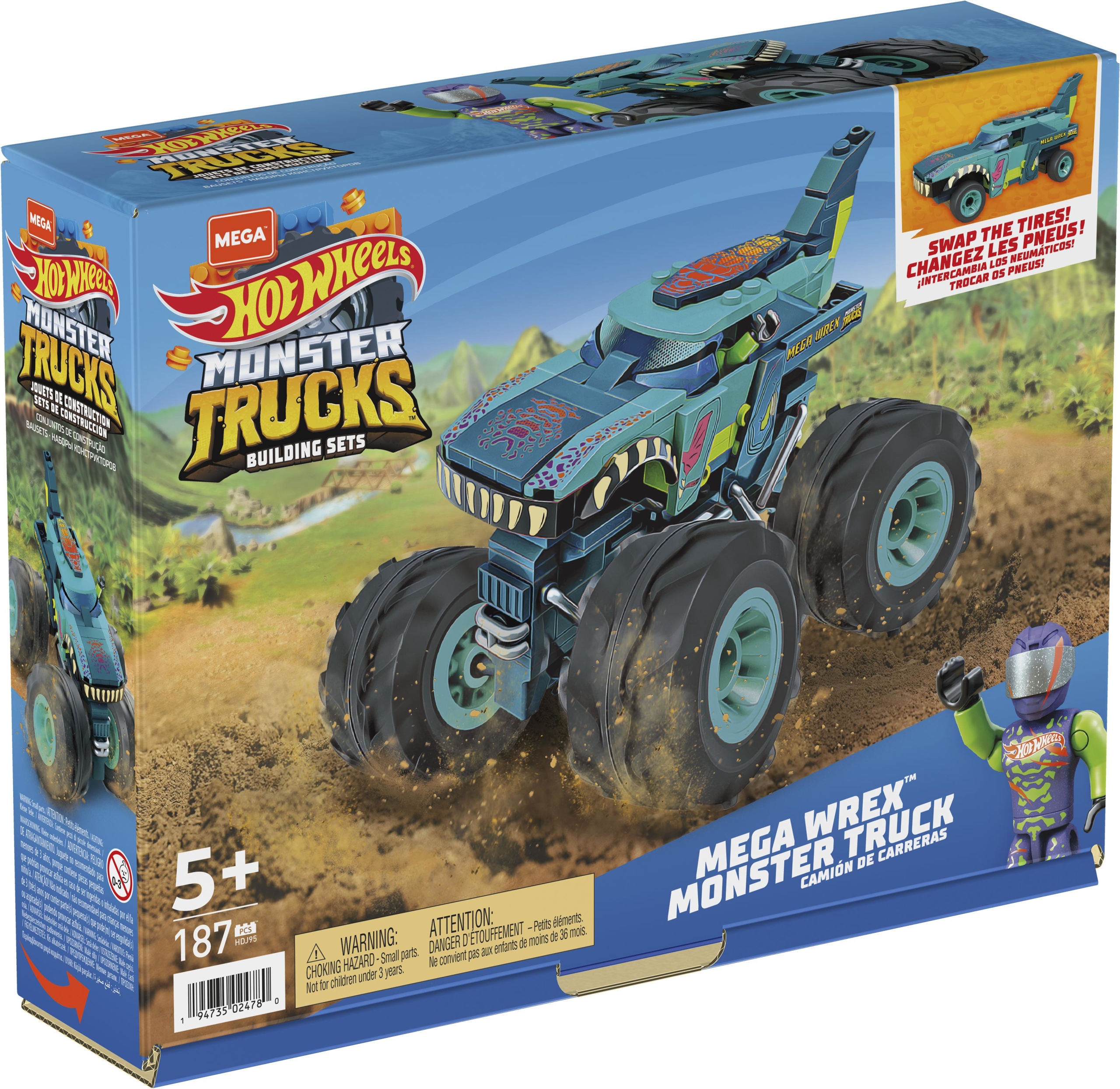 

Hw Monster Trucks Wrex 186 szt. HDJ95