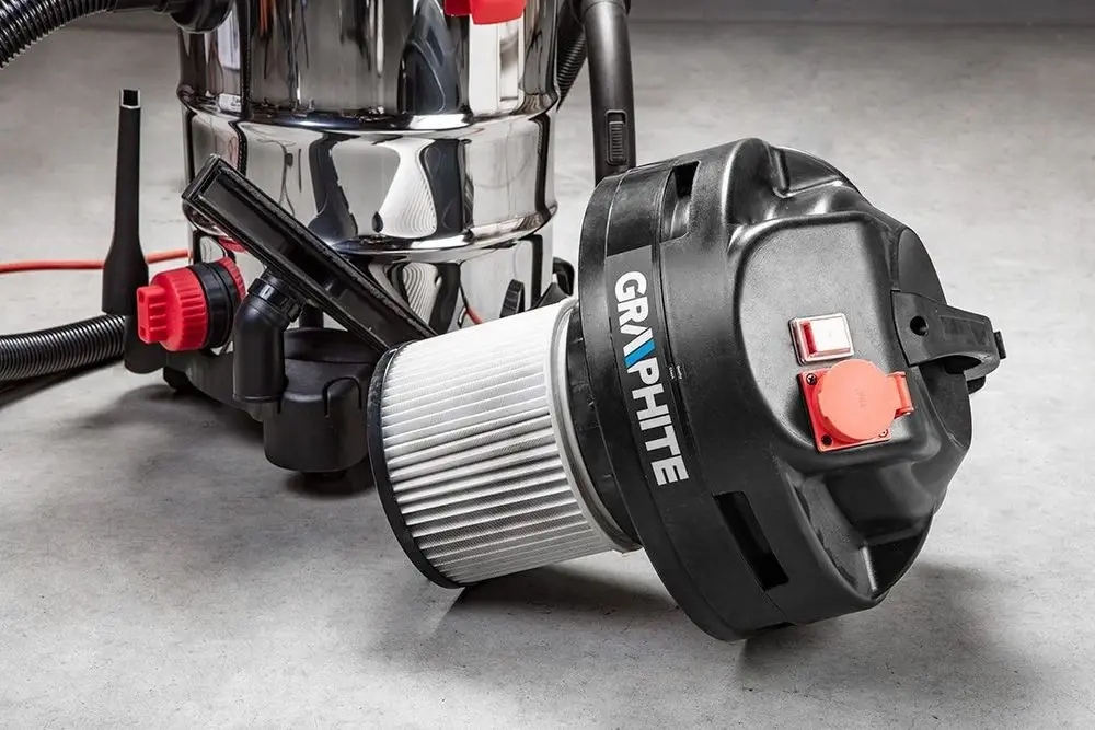 Odkurzacz przemysłowy Graphite 1500 W 59G607 Marka Graphite
