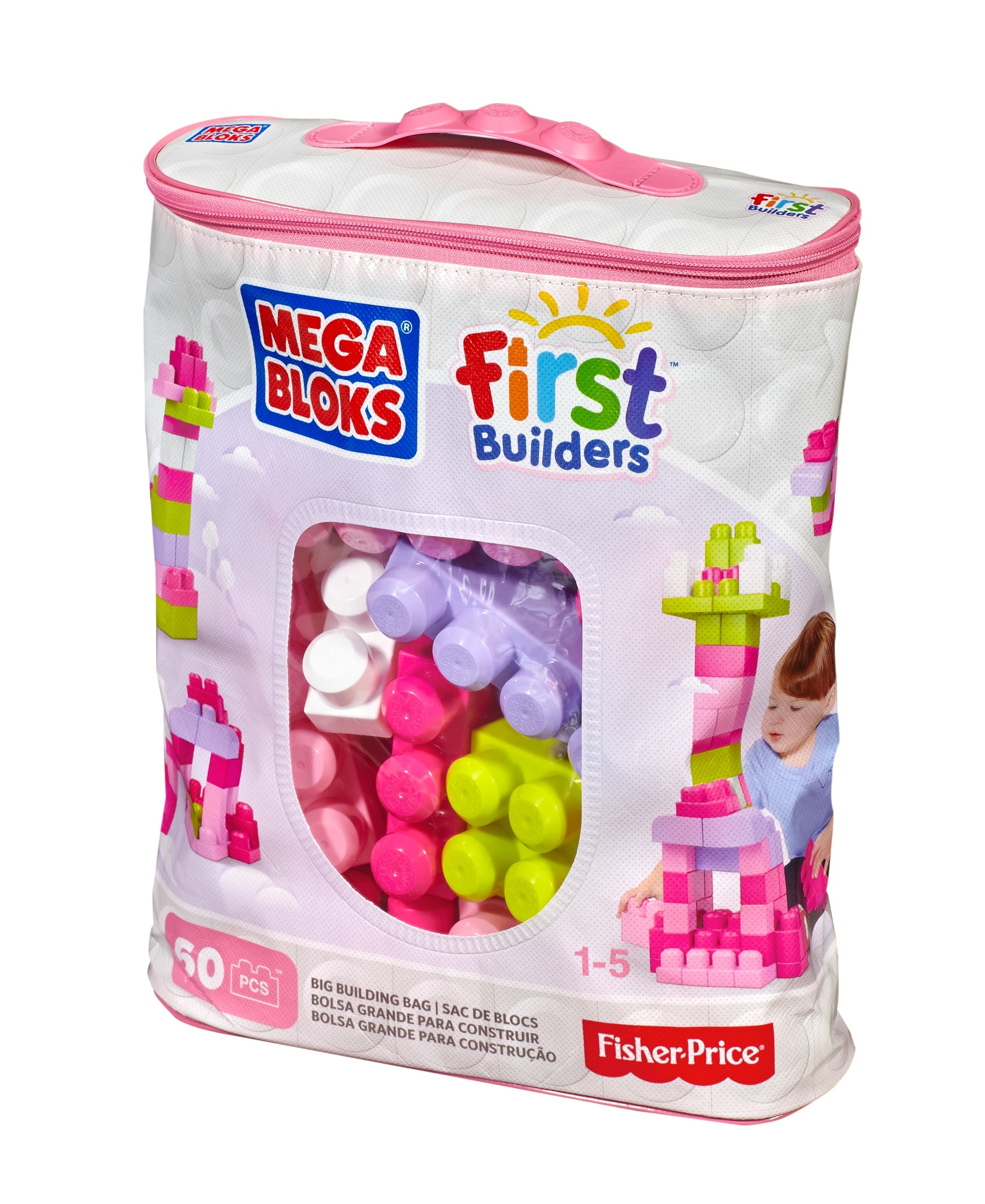 

Fisher-Price Duża Eco torba z klockami 60szt DCH54