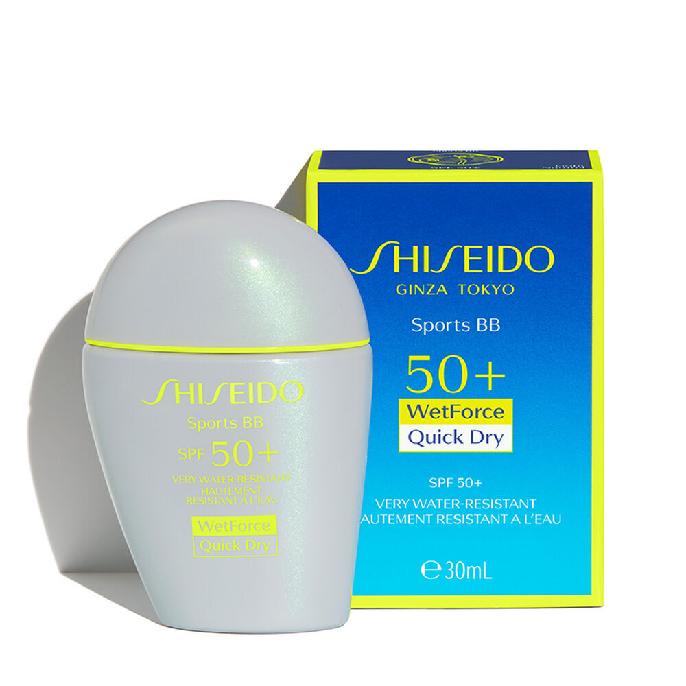 Shiseido Sun Sports Bb SPF50+ Tónovací fluidní make-up Velmi tmavý 30 ml