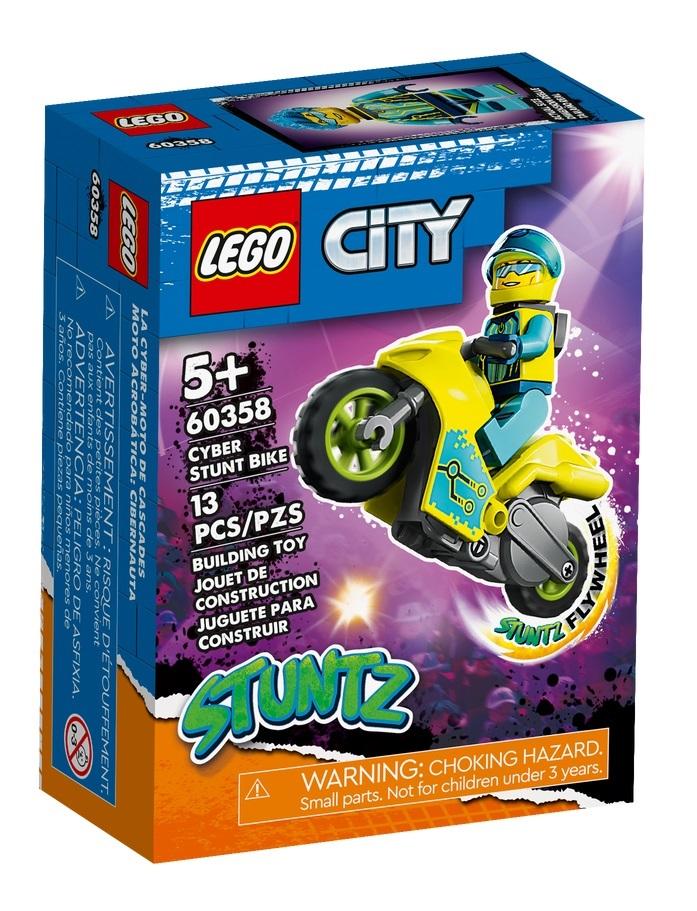 Lego City 60358 Kybernetická kaskadérská motorka