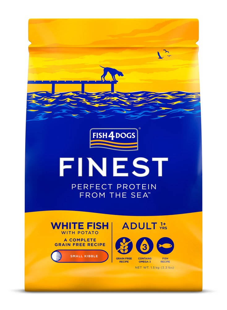Levně Fish4dogs Finest White Fish Adult (Malé plemeno) 1,5 kg