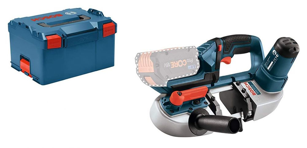 Pilarka taśmowa akumulatorowa Gcb 18V-63 Bosch 2x2,0Ah
