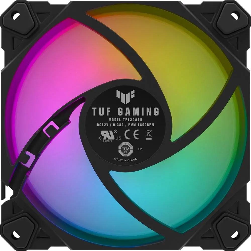ASUS wentylator TUF GAMING TF120 ARGB 120x120 mm PC case fan Rozmiar wentylatora 120 x 120 mm