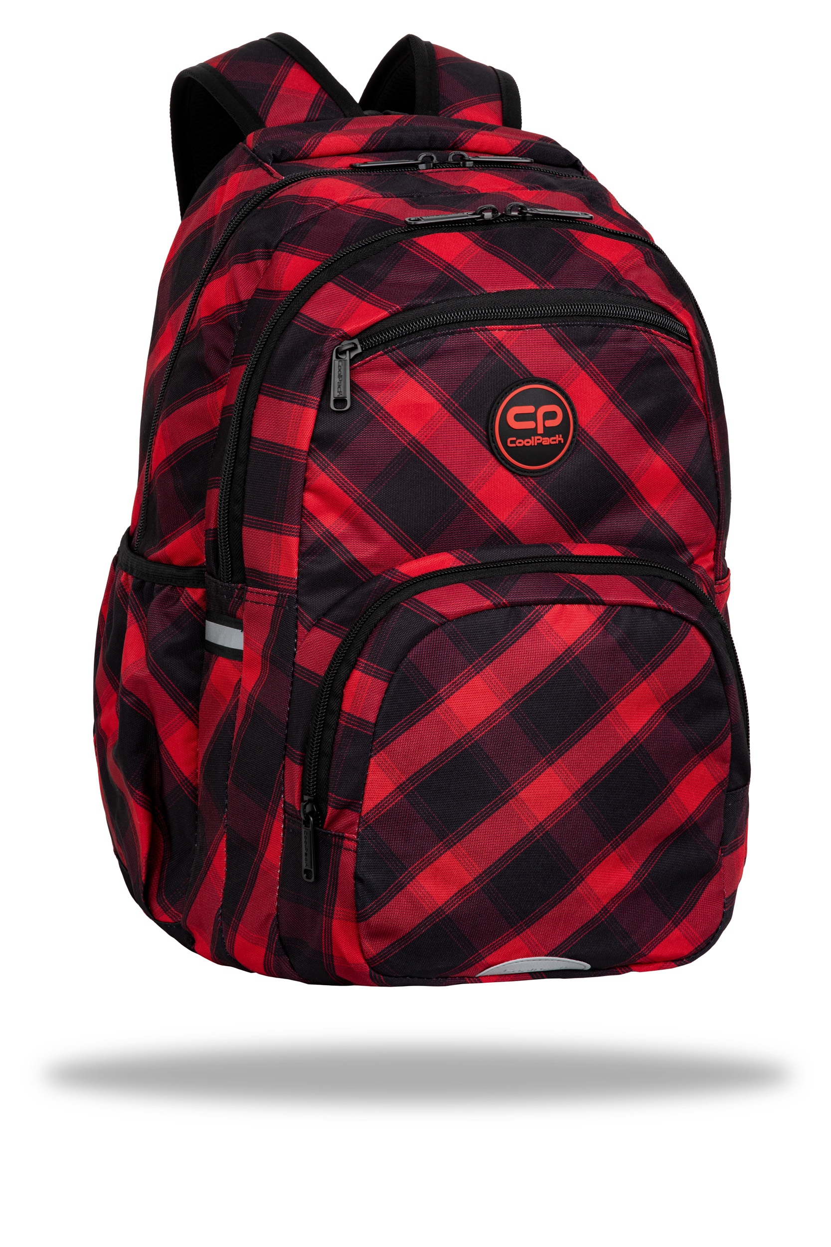 Plecak szkolny wielokomorowy CoolPack czarny, czerwony 20 l