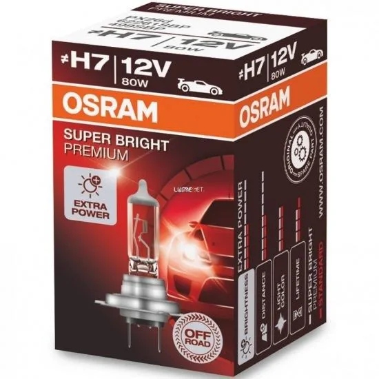 Żarówka Bright Premium H7 12V, 80W OSR62261SBP Osram