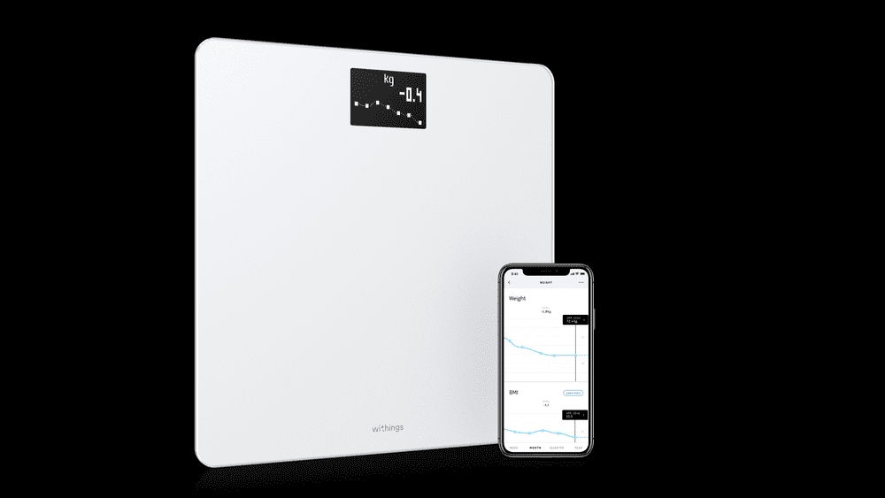 Withings váha analyzující složení těla bílá digitální Bmi Wi-Fi Health Mate