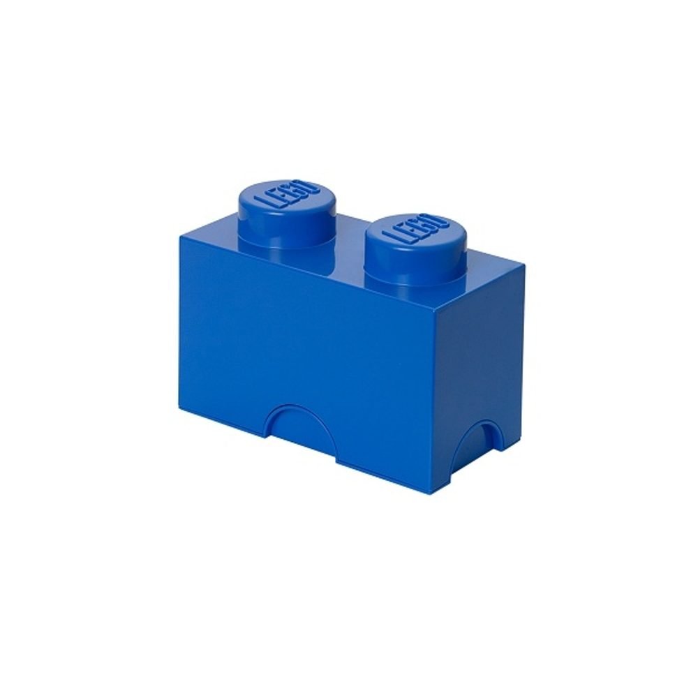 

Lego Pojemnik klocek niebieski 2 mały 2x1