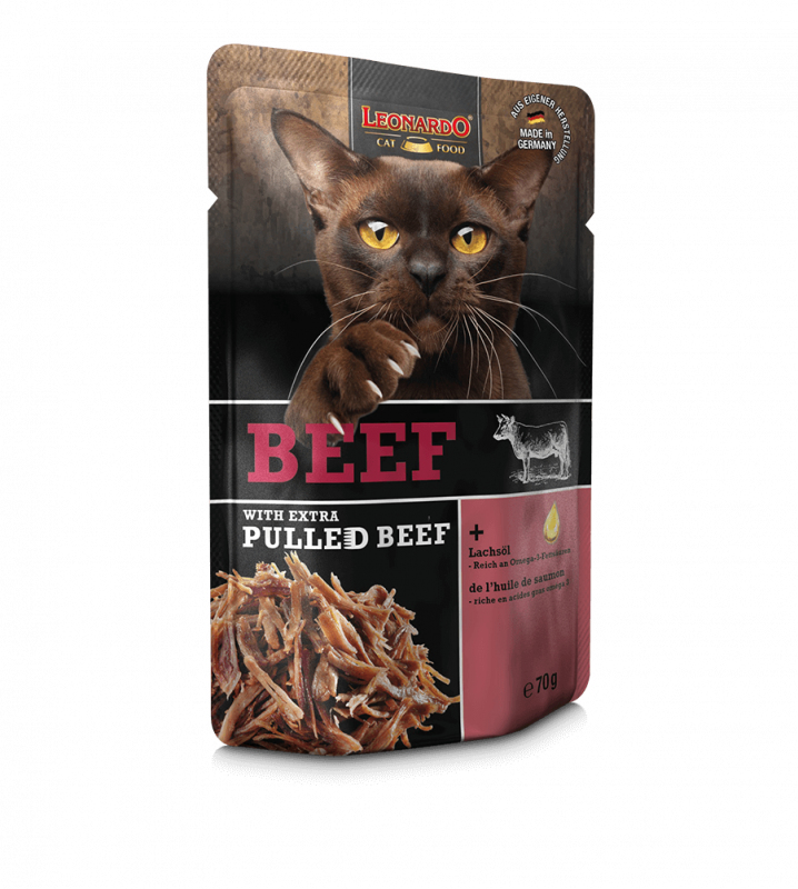 Levně 7x Leonardo Pulled Beef Extra trhané hovězí maso Kapsička 70 g