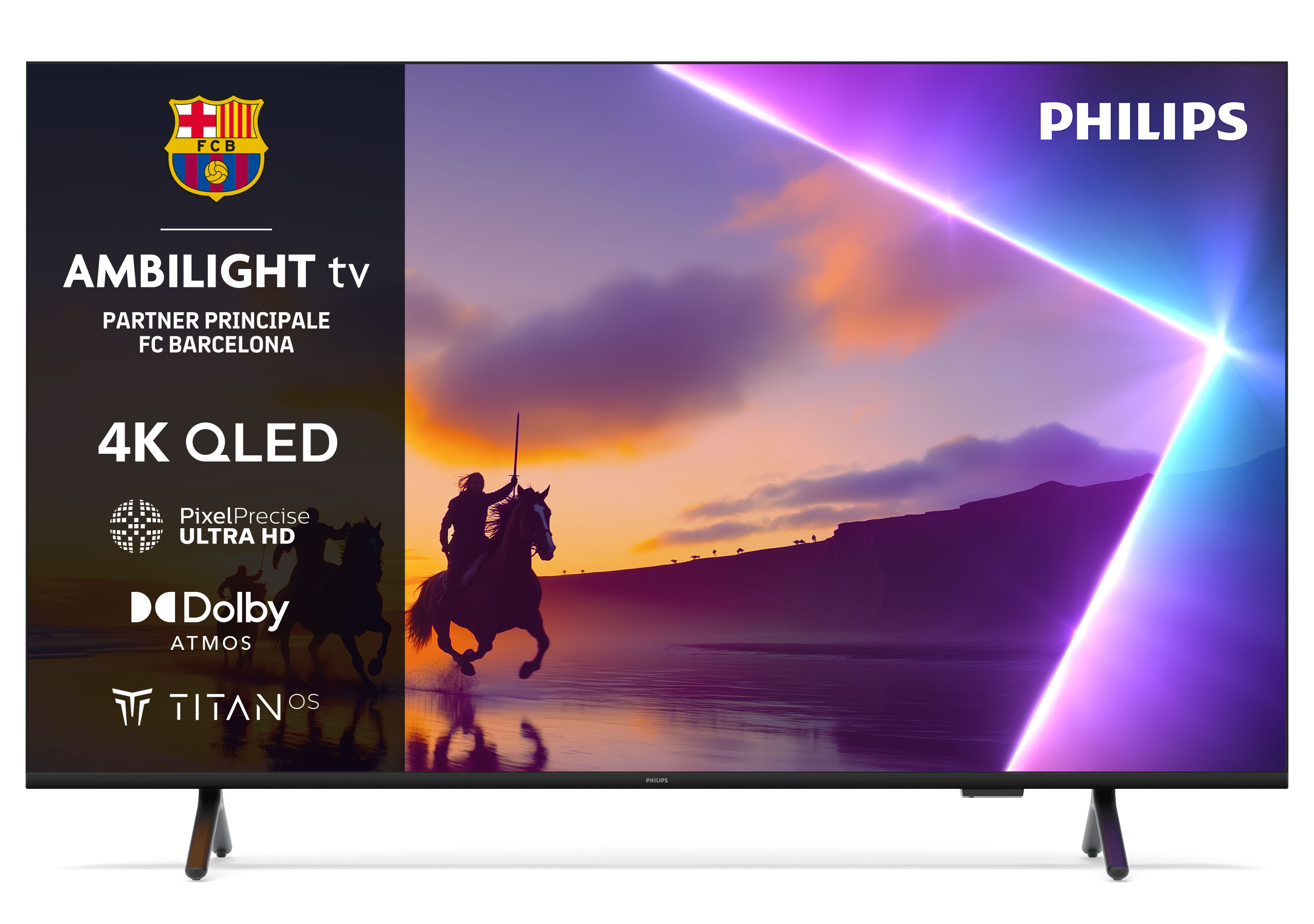 Philips Telewizor Ambilight 4K QLED 50