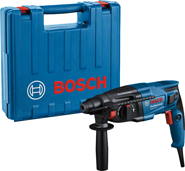 BOSCH Professional Młotowiertarka GBH 2-21 SDS Plus 3 Wiertła 6/8/10 mm — miniatura 10