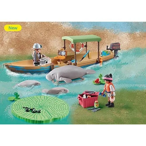 KLOCKI PLAYMOBIL 71010 WYCIECZKA ŁODZIĄ DO MANATÓW Rodzaj zestaw